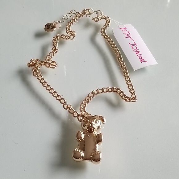 BETSEY JOHNSON GOLDTONE BEAR - Picture 6 of 7